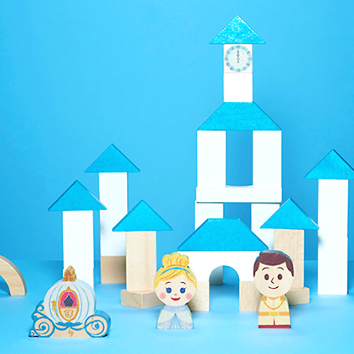 Disney｜KIDEA＆BLOCK キディア シンデレラ つみき / 積み木｜ギフト