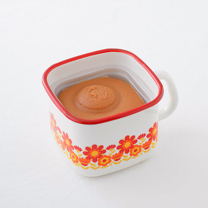 富士ホーロー メモリーズ 角型みそポット サンフラワー FJ-KP｜ギフト