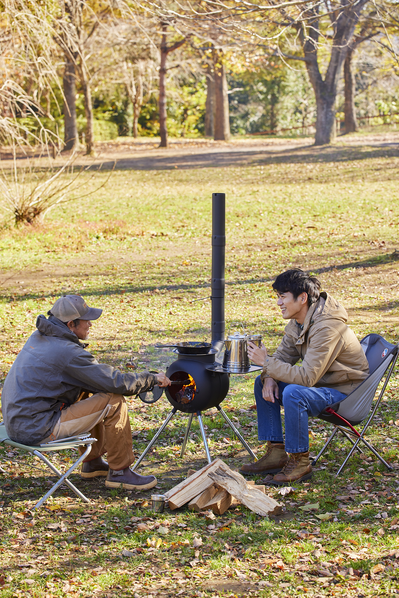 子豚のようにチャーミング！オーストラリアの鉄製薪ストーブで冬