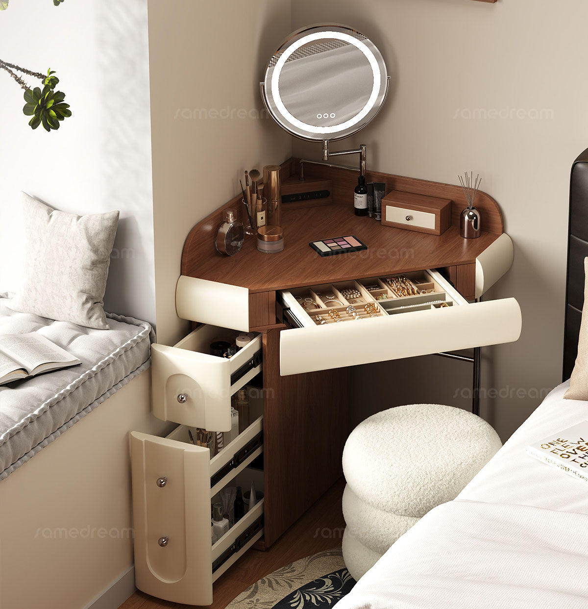 ドレッサー特集・おしゃれ＆機能的！収納付き・北欧・モダンデザイン多数