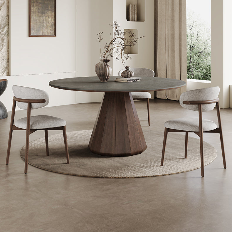 丸テーブル/セラミック天板/ラウンドテーブル hagst-1825