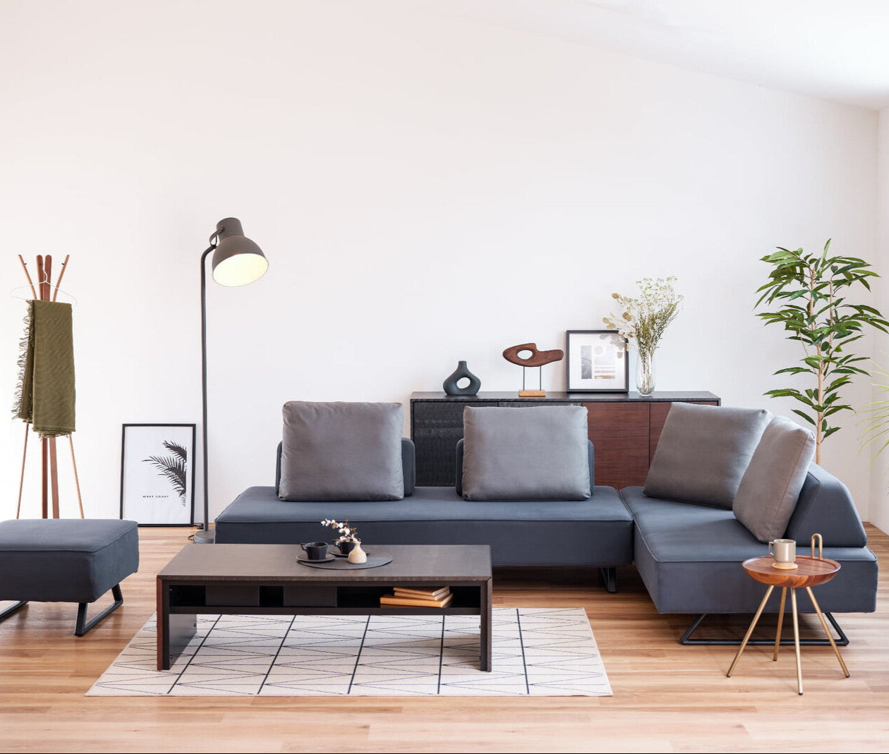 在庫品】ソファ360°どこからでもくつろげる極上の座り心地 幅160cm/幅