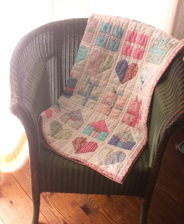 プレゼントのベビーキルト／3つのパターンを楽しく作る！カラフルで