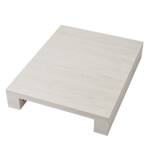 NATURAL Series】リクライニングチェアステージ(木製)ウッドホワイト