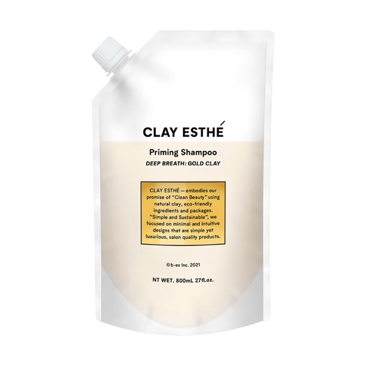 クレイエステ フォーティファイングヘアマスク ゴールドクレイ 800ml