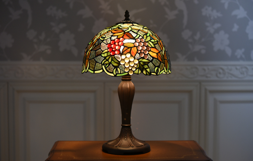 ティファニー スタイル 葡萄 テーブルランプ 高さ48cm | ロココ調家具
