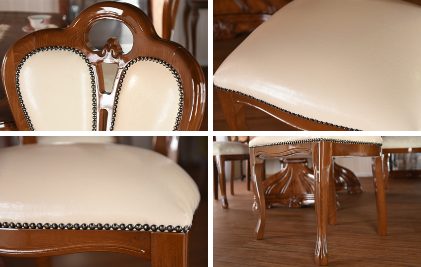 イタリア製 サルタレッリ フローレンス ダイニングチェア BR 合皮