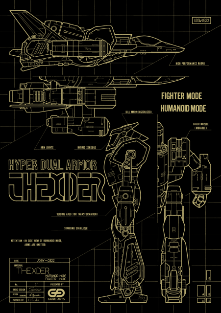 1/48 THEXDER(テグザー)カラーレジンキット発売中です｜BEEP