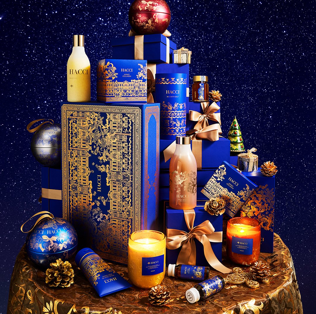 HACCI（ハッチ）］ボディウォッシュ BEE HUG インペリアルブルー［2025