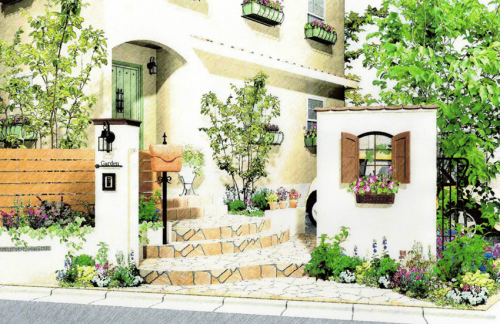 パティオのある暮らし ～Vol.3 角柱タイプのパティオをご紹介