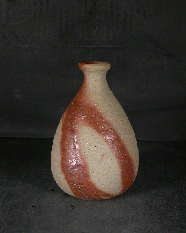 備前焼 備前焼名門作家 山本 竜一 共箱付緋襷徳利2 備前焼卸・小売 六べえ