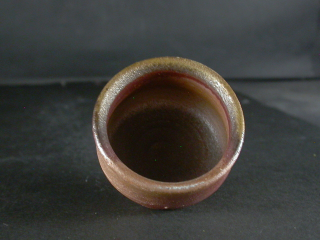 備前焼 登窯 備前焼中堅作家 森 神仙 黄ゴマぐい呑1 備前焼卸・小売