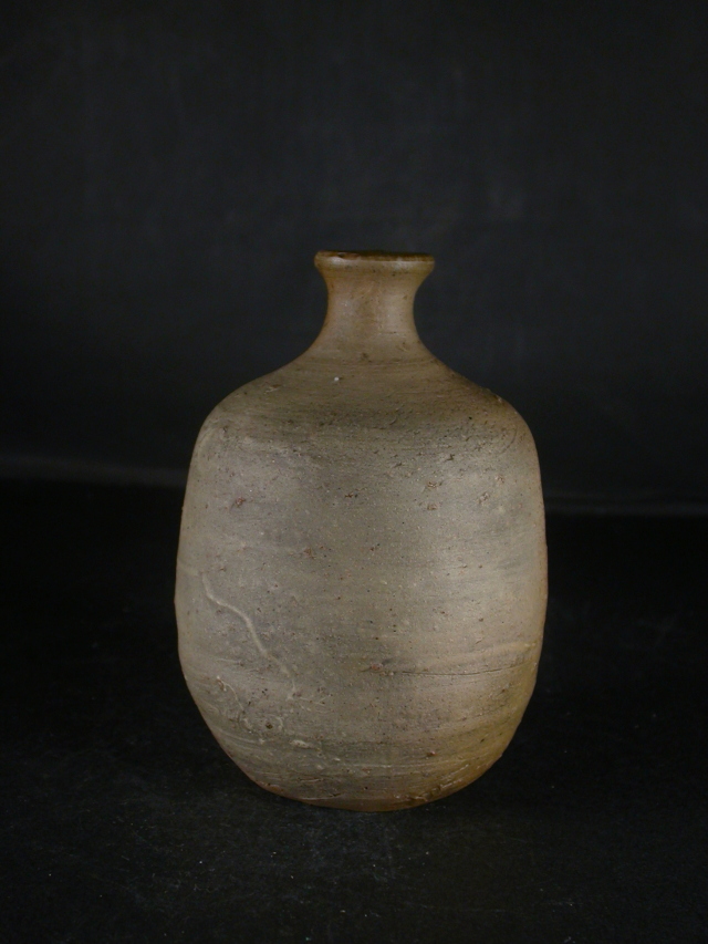 備前焼 登窯 備前焼人間国宝 故山本 陶秀 四方桟共箱付き黄ゴマ徳利2