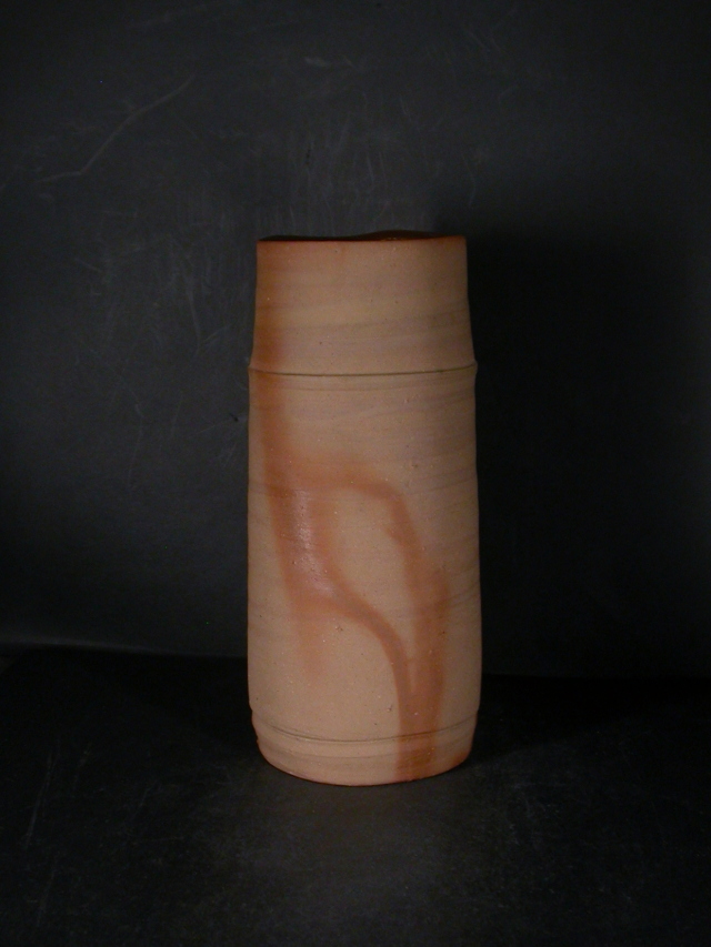 備前焼 岡山県無形文化財 吉本 正 共箱付き緋襷花入9 備前焼卸・小売