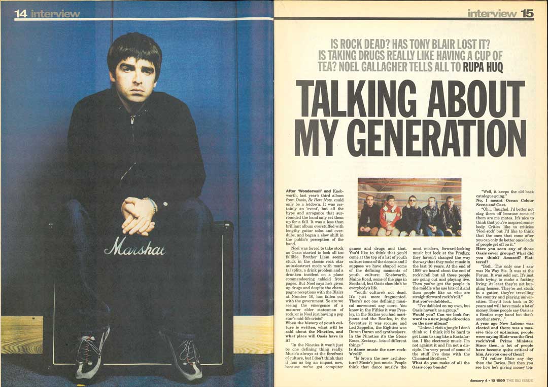 The history of Oasis, through five iconic Big Issue interviews