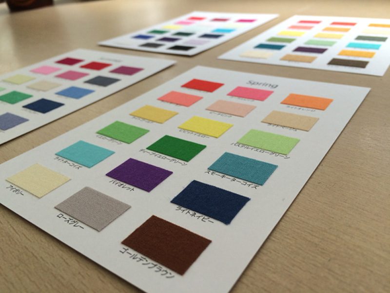 18色スウォッチカード | パーソナルカラー教材・ツールのビッグ