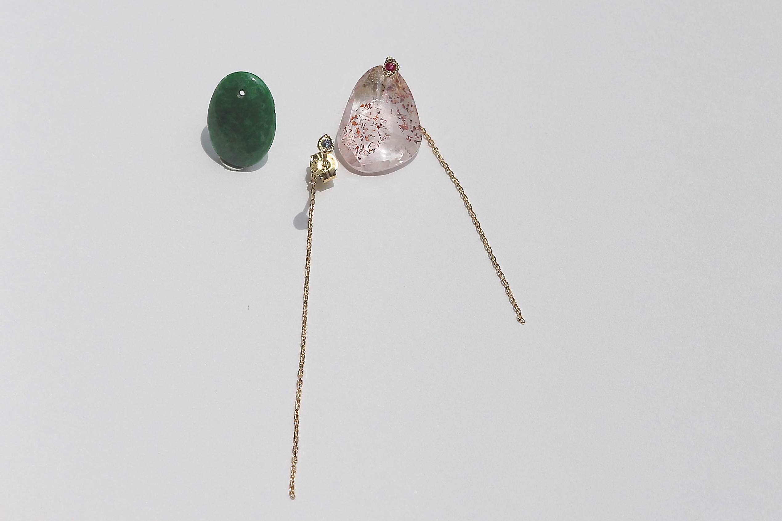 MONAKA / Flat Single Pierce SOLD - ビジュ寺口 ／ 時計