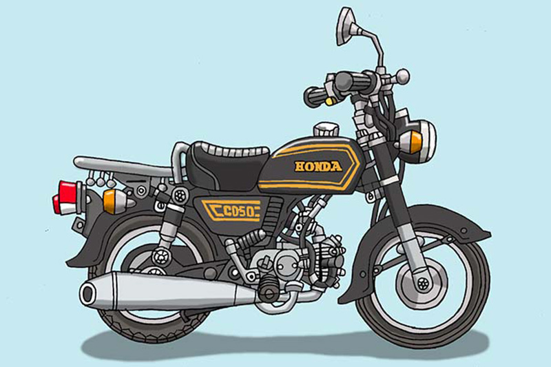 レトロバイク・グラフティ第78回HONDA BENLY CD50（ホンダ ベンリィ