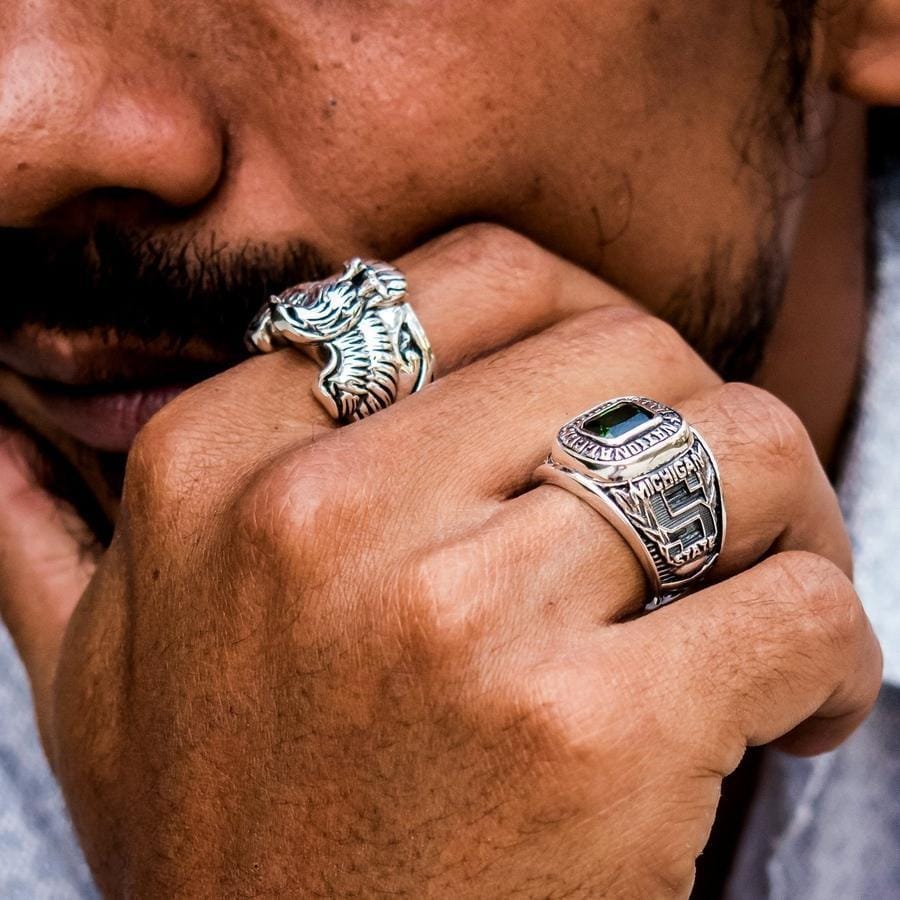 1952年 ミシガン州選手権リング（グリーンストーン）