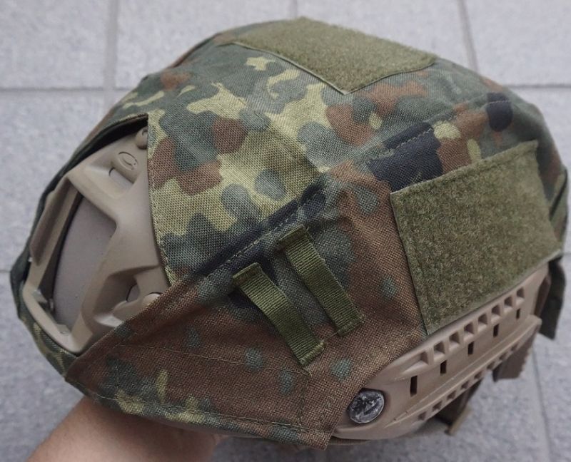BPタクティカルOPS-CORE FAST用ドイツ連邦軍フレクター迷彩ヘルメット