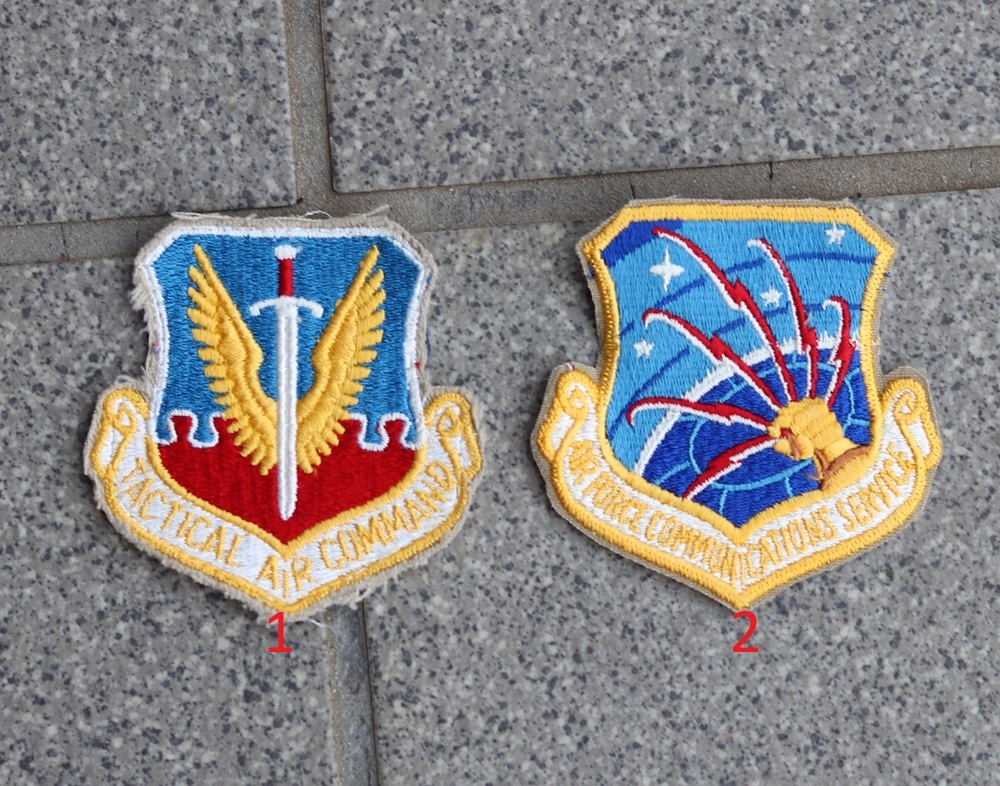 米軍 米空軍フルカラー部隊章カットエッジタイプ各種 新品