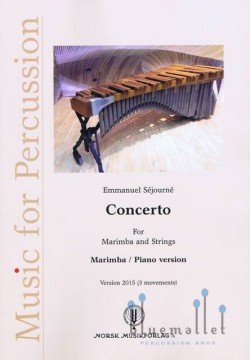 Sejourne , Emmanuel - Concerto for Marimba and Strings Version