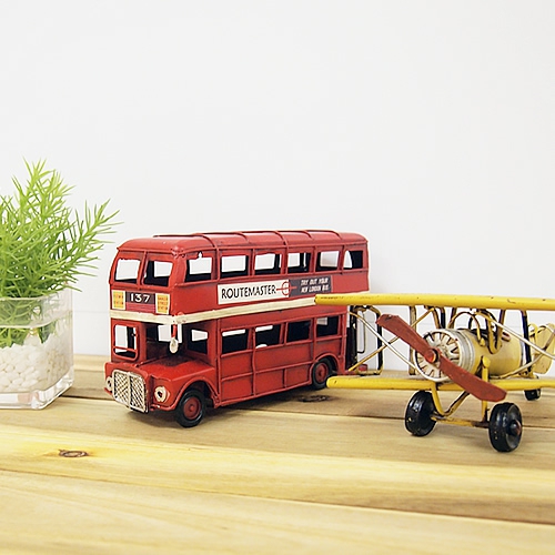 ブリキの車 RM型二階建てロンドンバス AECルートマスター(Sサイズ