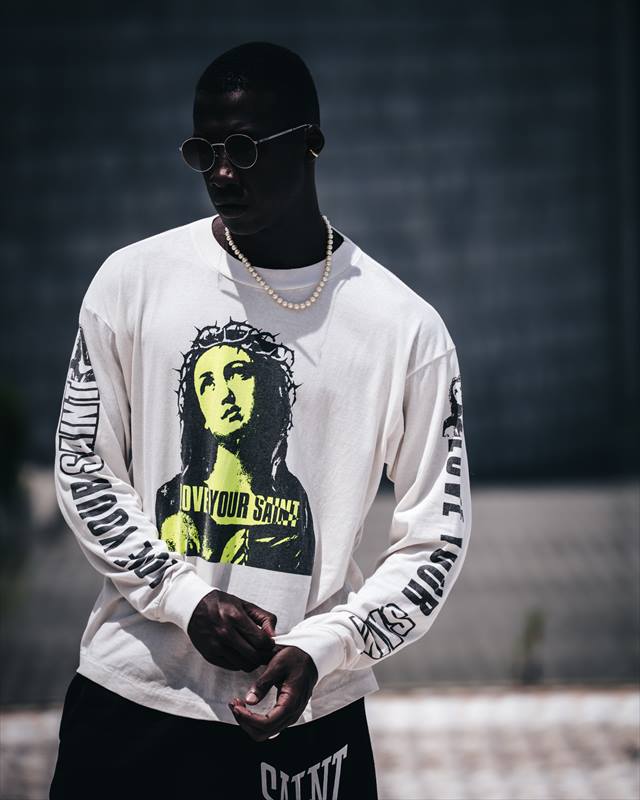 TENBLANK×©SAINT MxxxxxxセントマイケルコラボTシャツ XL TENBLANK