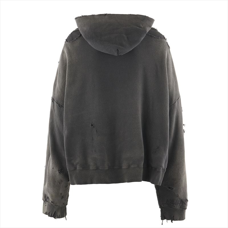 SAINT Mxxxxxx HOODIE DBL-FC ZIP Charkoal