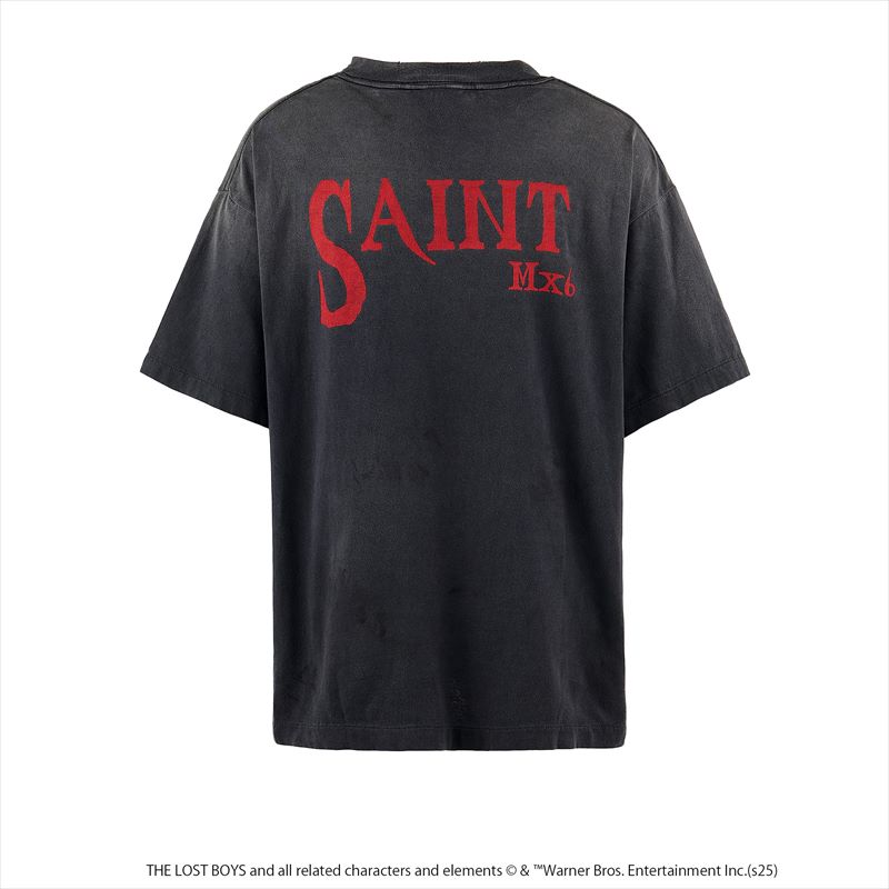 SAINT Mxxxxxx x THE LOST BOYS LB_SS TEE VANPIRE Black