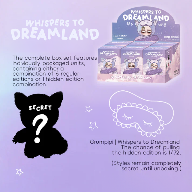 Grumpipi Figures - Grumpipi Whispers to Dreamland Blindbox