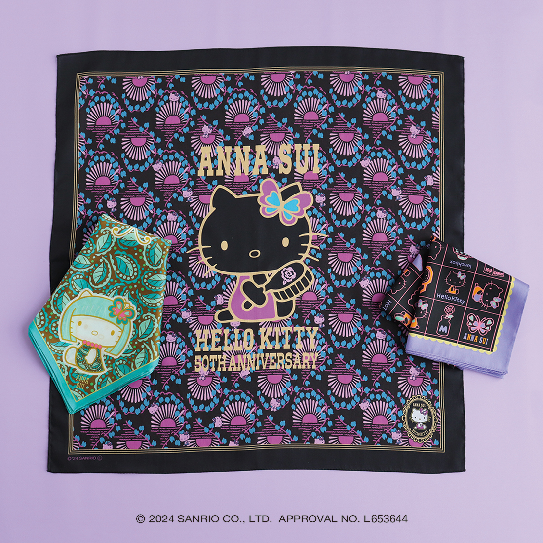 ハローキティ 誕生50周年を記念して、ANNA SUIとのコラボレーション