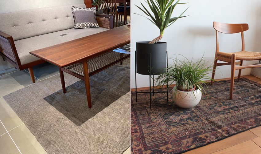 一年中快適！ウール（羊毛）素材のラグ。 | 北欧ビンテージ家具