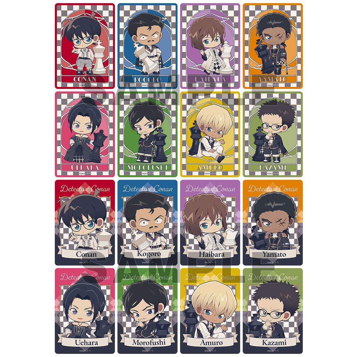 名探偵コナン トレーディングミニクリアカード チェスVer. | グッズ