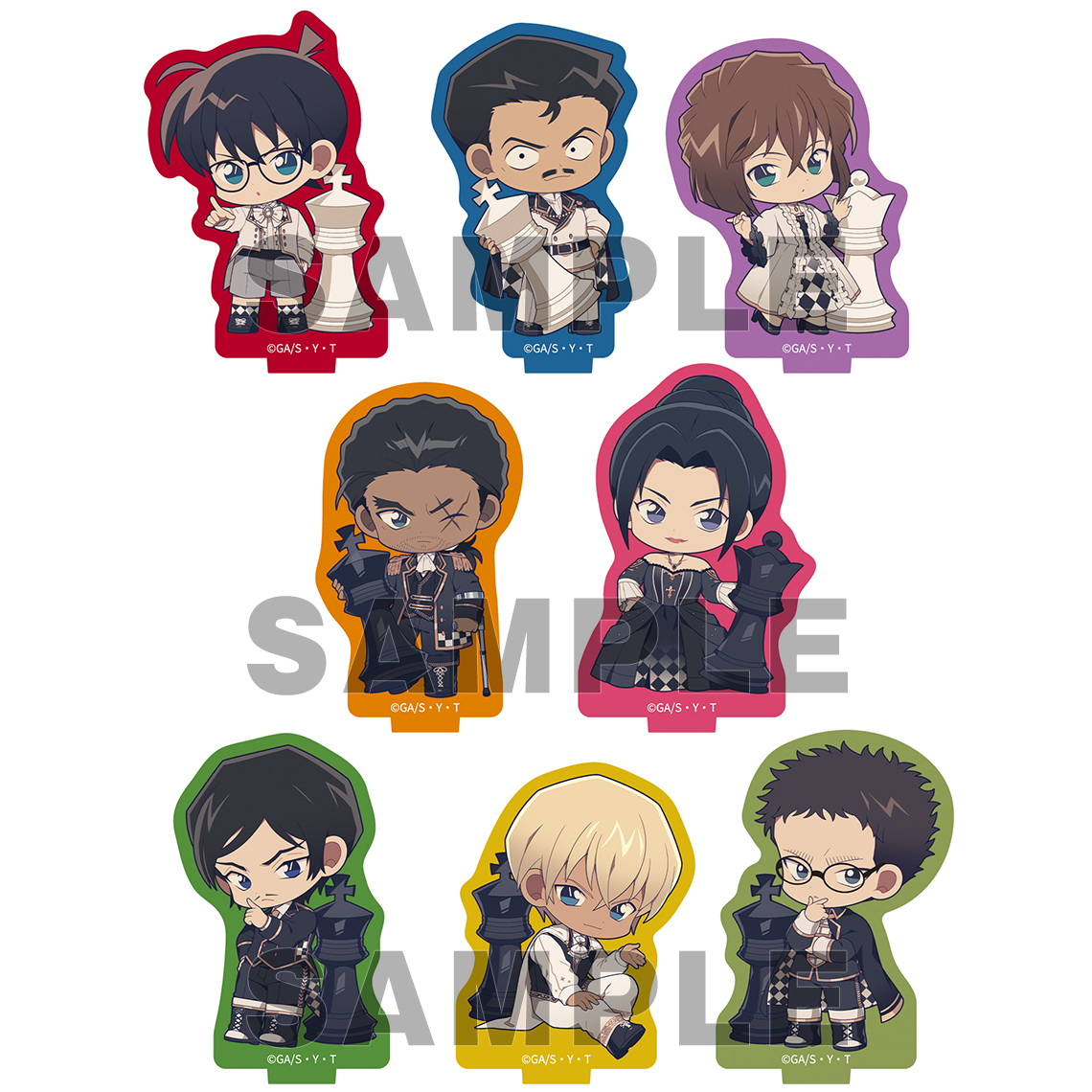 名探偵コナン トレーディングミニアクリルスタンド チェスVer