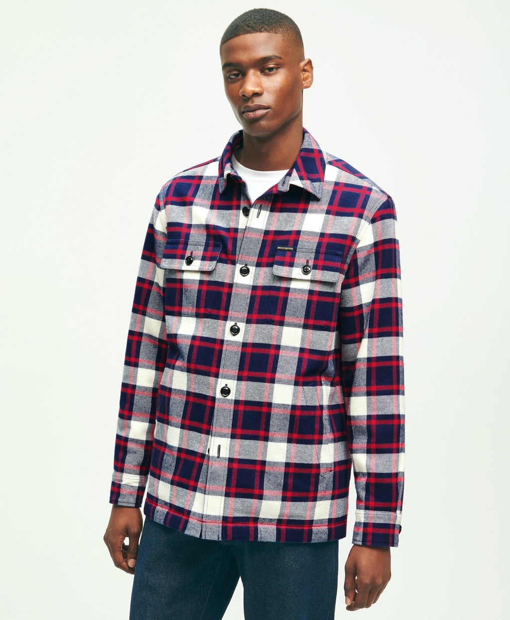 シェルパ チェック シャツジャケット | Brooks Brothers Japan