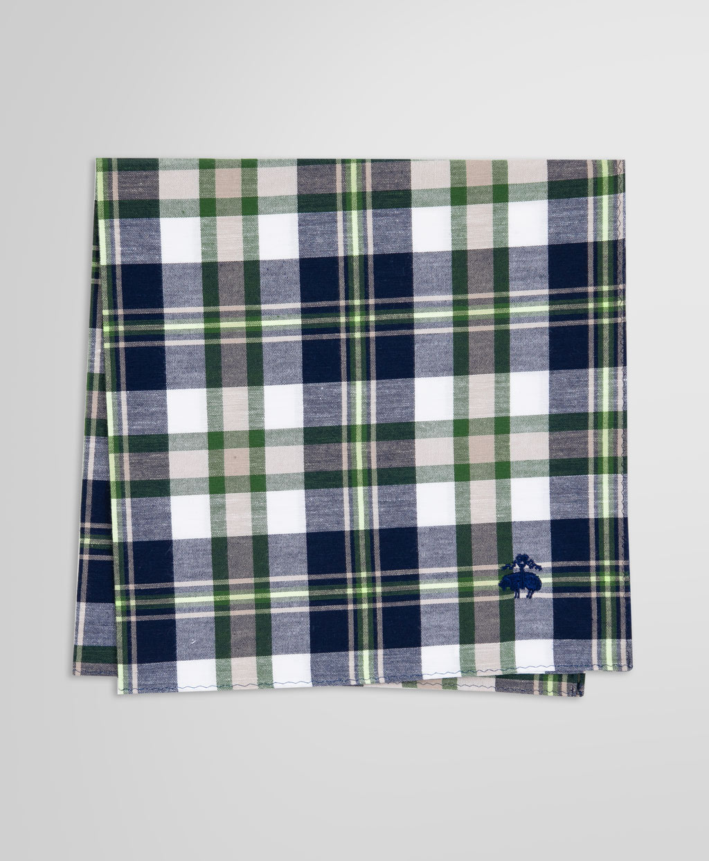コットン マドラスチェック ハンカチ | Brooks Brothers Japan