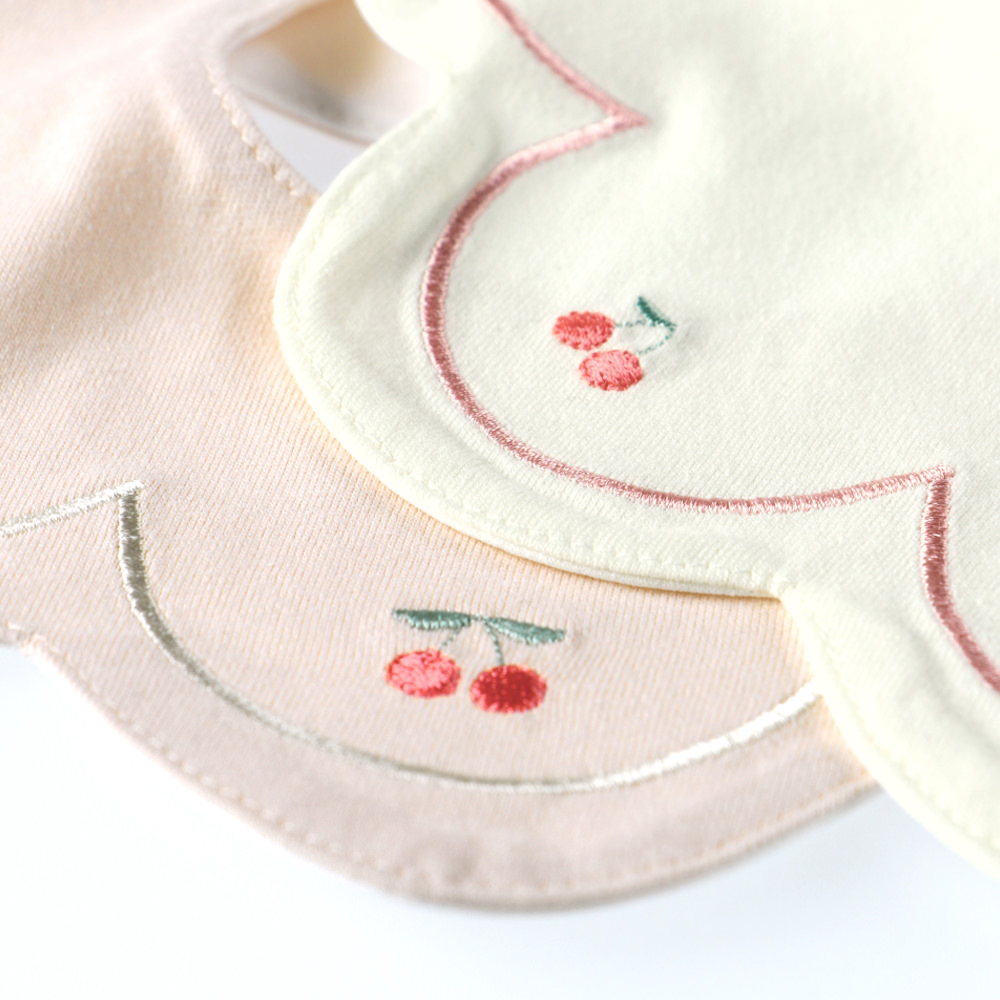 さくらんぼ刺繍スタイ 2025春夏 ｜子供服&ベビー服 ブランシェス 公式
