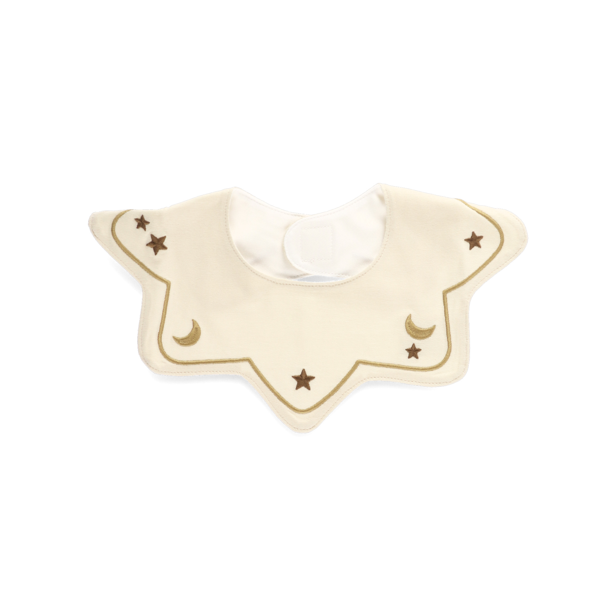 星＆月刺繍スタイ 04-2376-602 2004000033899｜子供服&ベビー服