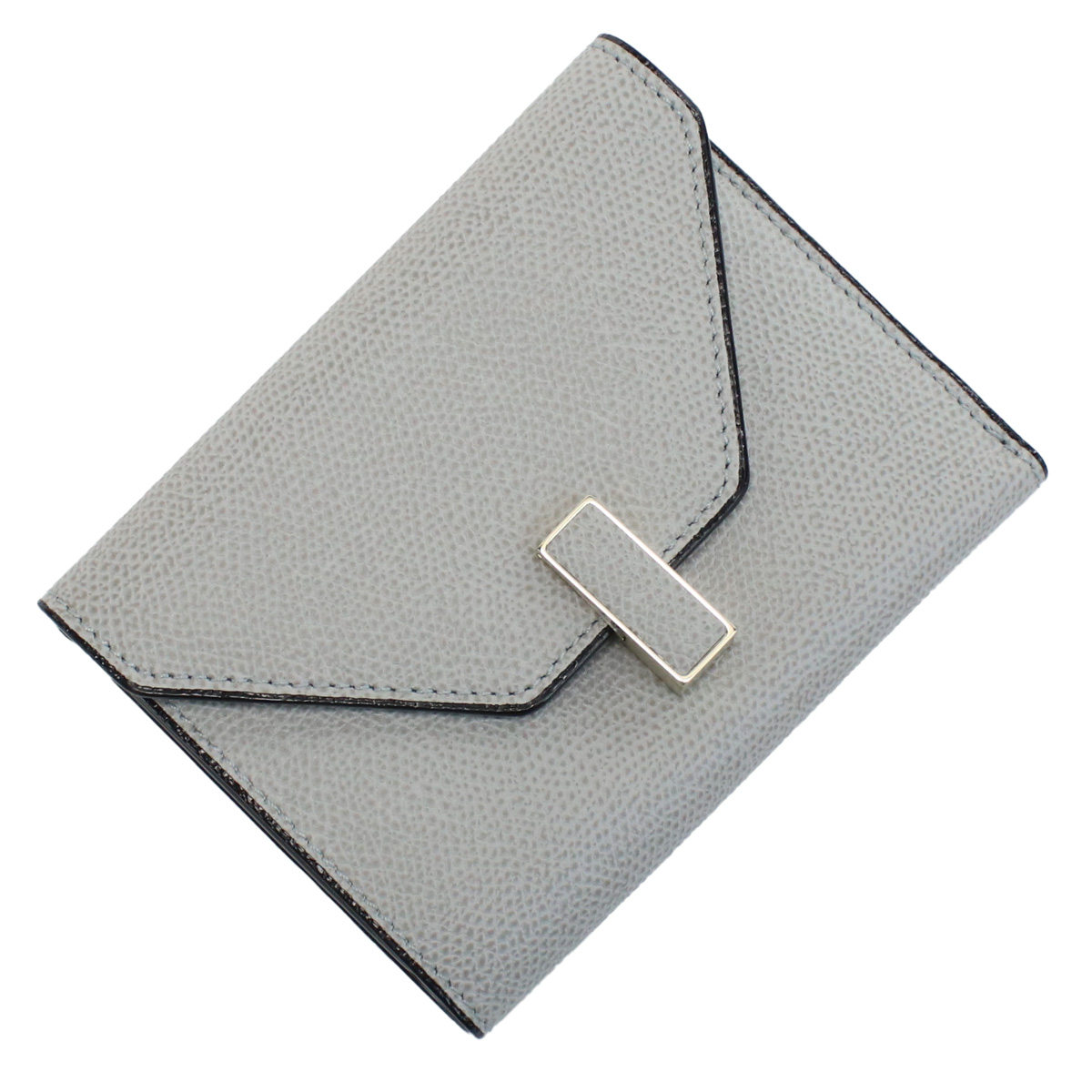 ブランド品卸 /ヴァレクストラ VALEXTRA 三折財布小銭入付き イジィデ