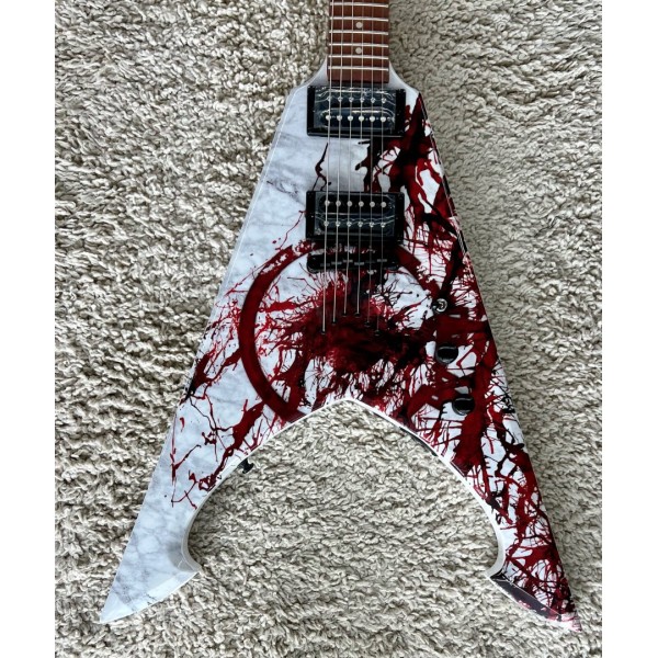 Dean Michael Amott Tyrant X - Blood Spatter Electric Guitar MAS