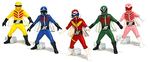 バンダイ：キャラエッグ 戦隊ヒーローシリーズ