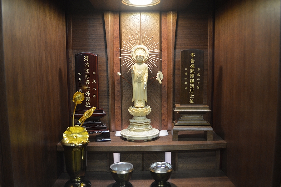 仏壇の心】 浄土真宗 大谷派 弥陀如来像 仏像/掛け軸の通販