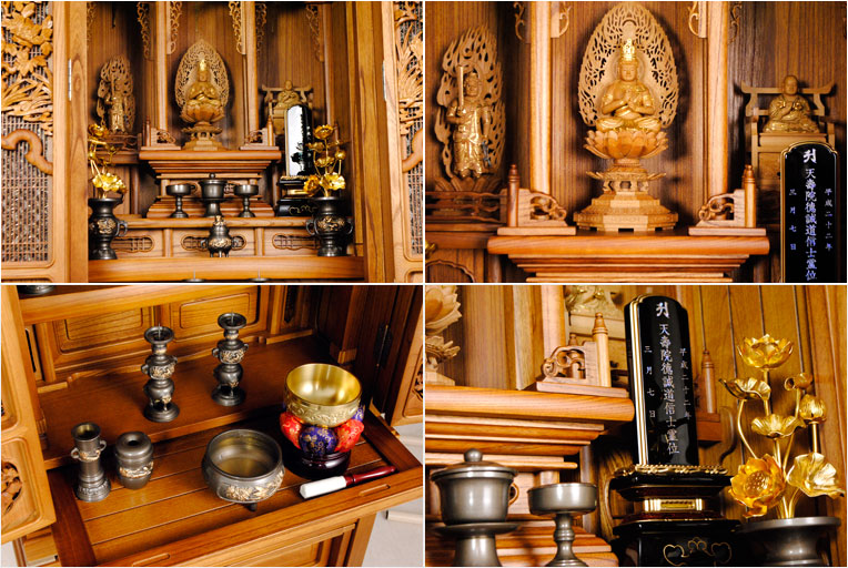 極上大型唐木仏壇【国産本欅：樹帝（じゅてい）57-20】お仏壇の王道欅