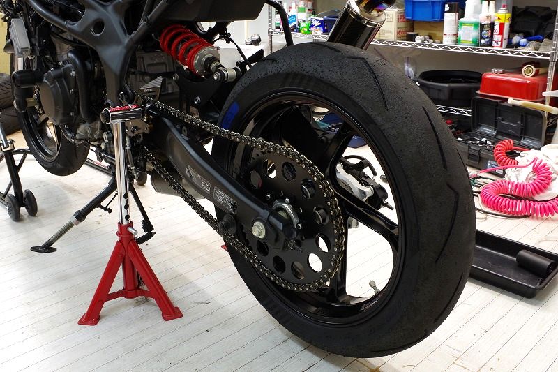 カワサキZX-25R SE（2023） ノジマ製リンクプレートに交換