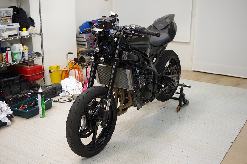 カワサキZX-25R SE（2023） 突き出し変更他