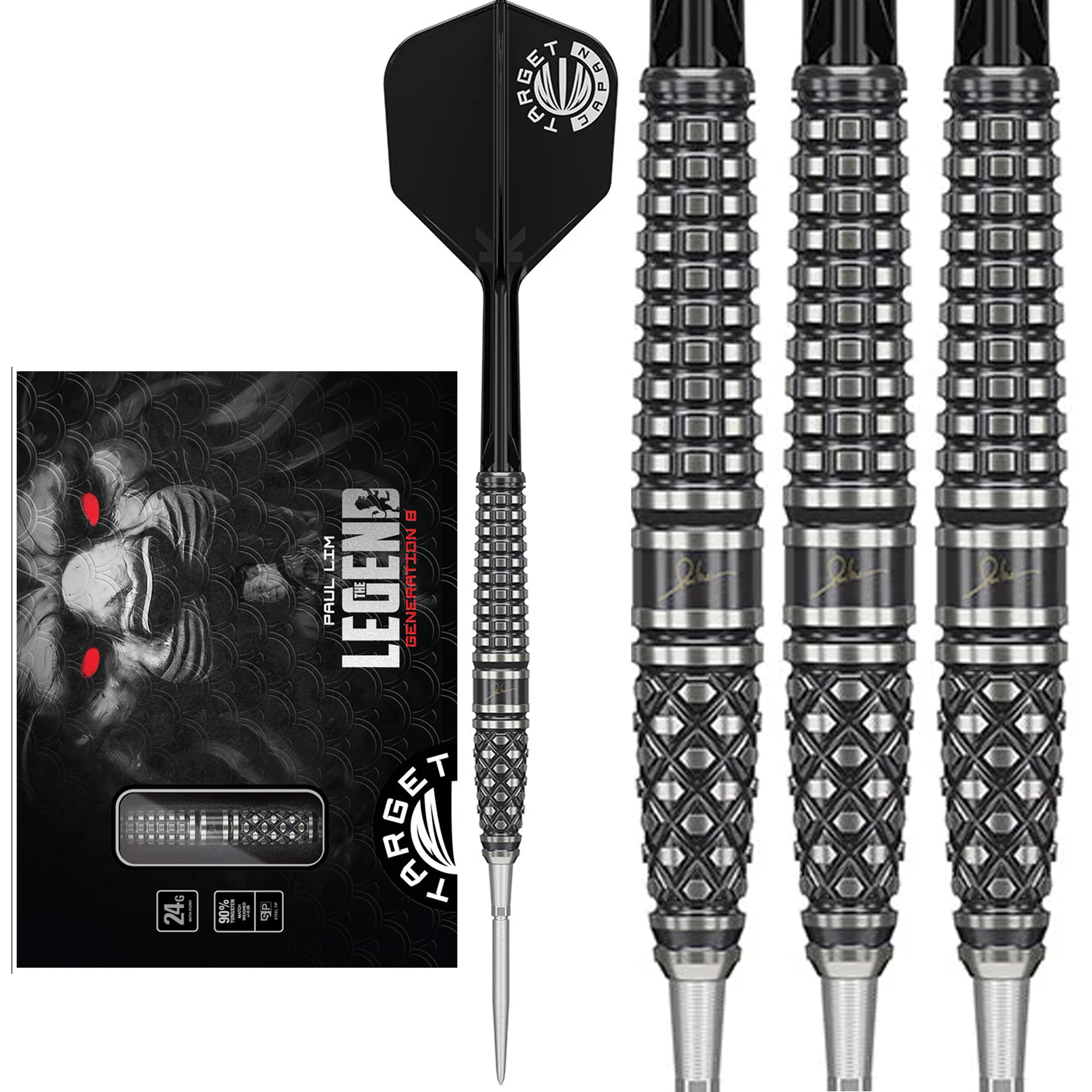 Target Paul Lim The Legend Gen 8 SP Steel Tip Darts 2024 - 90% Tungste