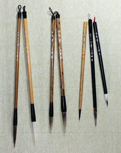 書道筆 熊野筆 特選品（めずらしい筆2）