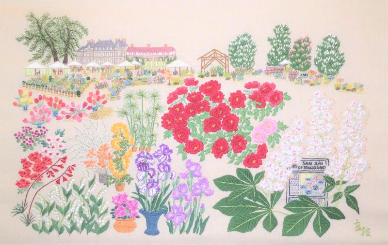 植木紅匠 「花の刺繍画」展 | Bunkamura