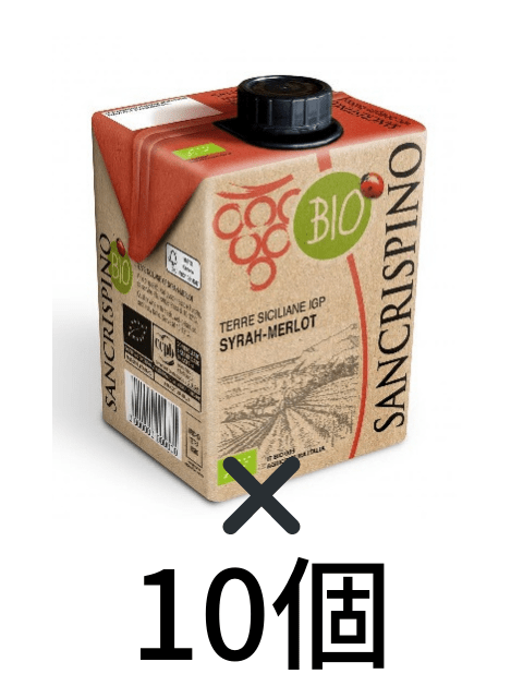 チェヴィコ サンクリスピーノ・オーガニック・ロッソ 500ml 10個セット